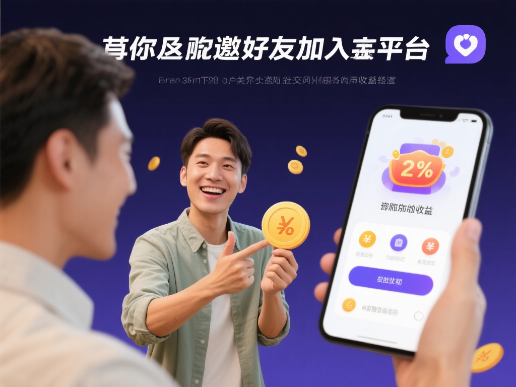 此外，邀请好友加入平台也能带来额外的收益。假设你邀